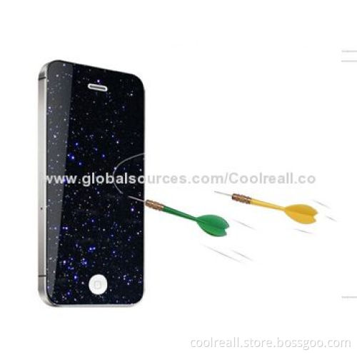 New comer iPhone 5/5s bling stars tempered glass screen protector